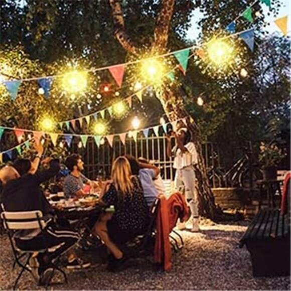 Christmas String Lights Wire Lights, 225 LED DIY 8 Modes Dimmable Lights - Picture 7 of 7